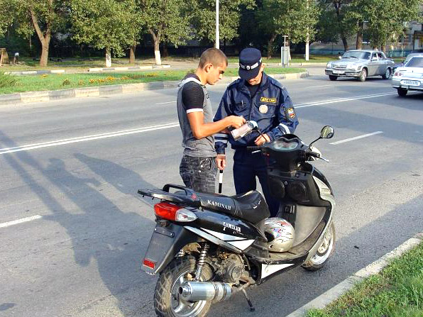 Права на управление скутом