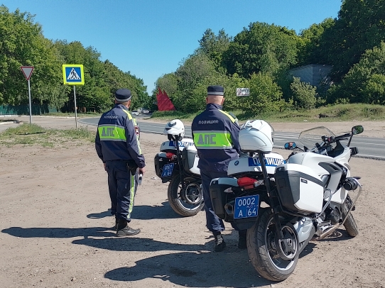 Мотопатруль начал работу в Саратове