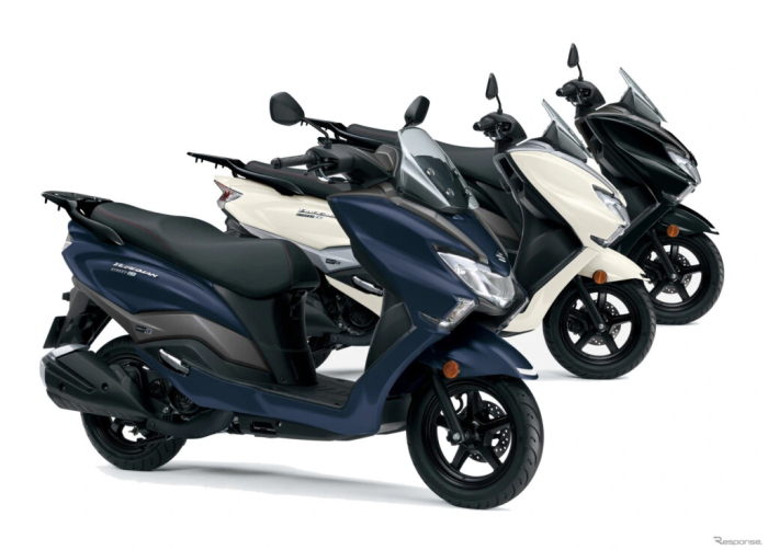 Обновленный скутер Suzuki Burgman Street 125 EX представлен на рынке