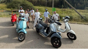 Винтажная культура Vespa популярна в Казахстане