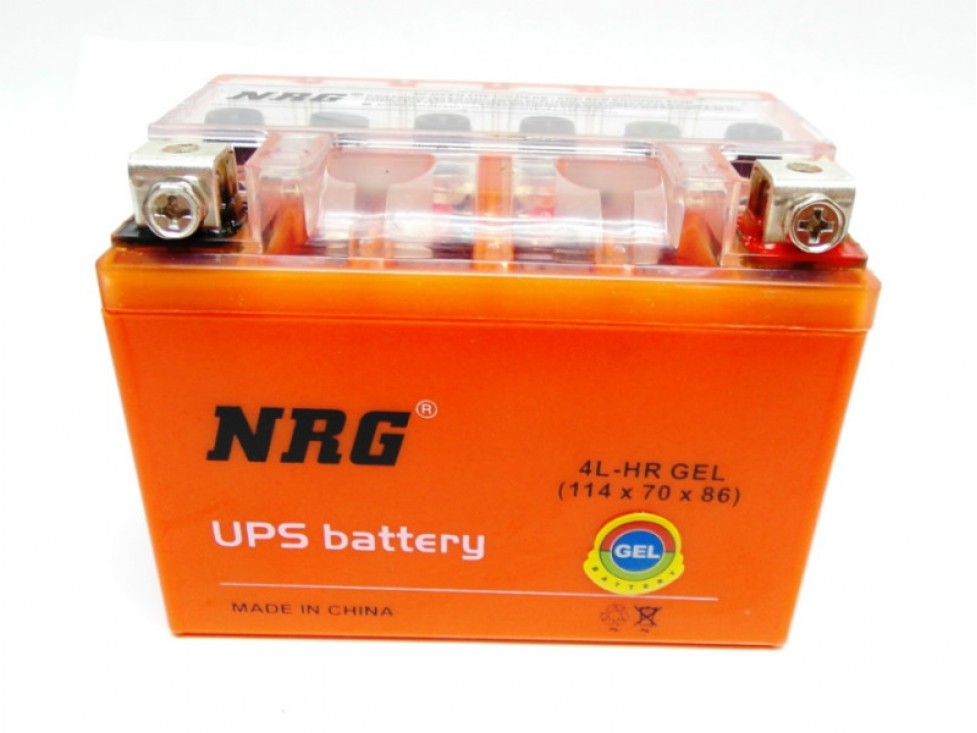Электрооборудование Аккумулятор NRG 12V4Ah 4L-HR (114x70x86)