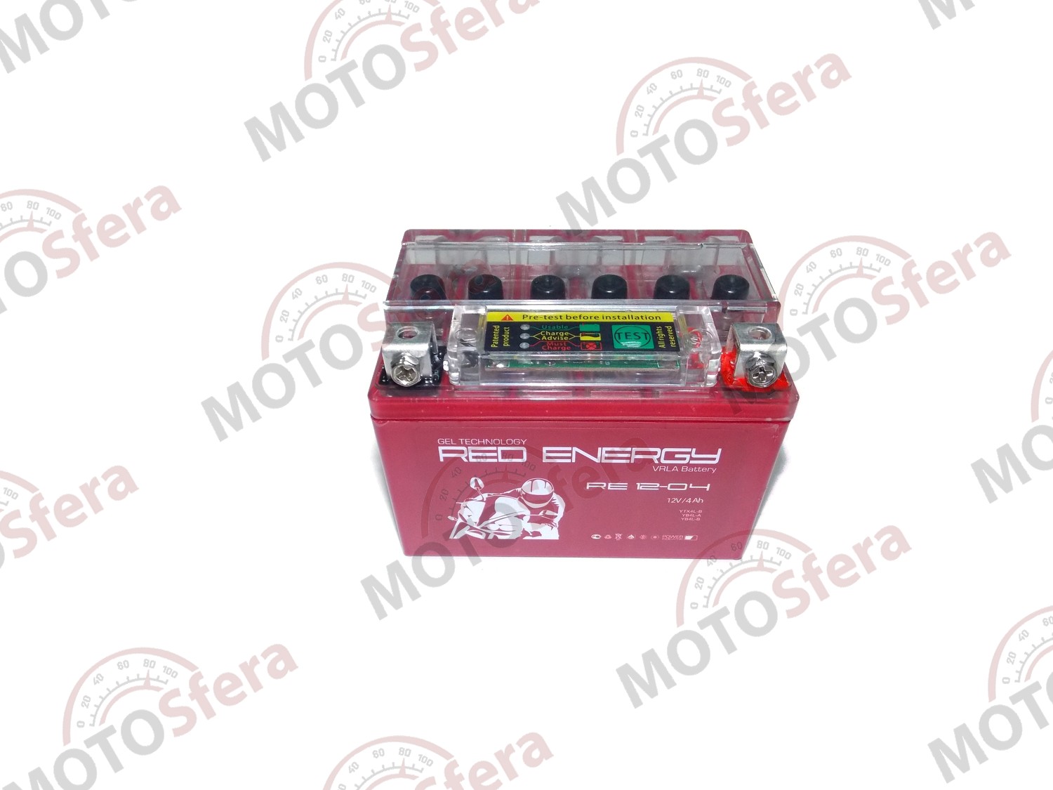 Электрооборудование Аккумулятор NRG 12V4Ah 4L-HR (114x70x86) RED ENERGY
