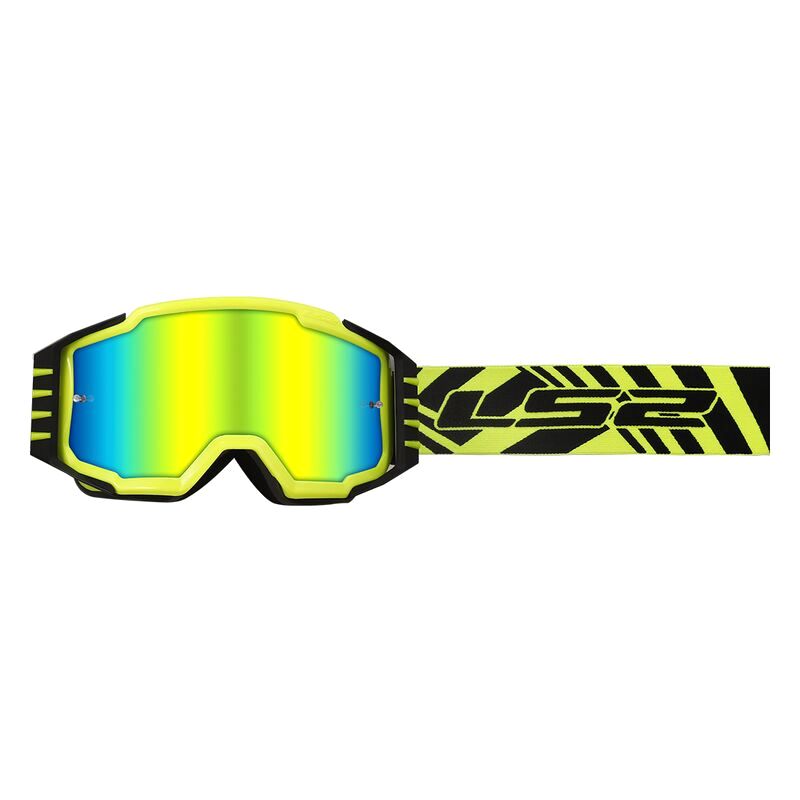 Очки Очки кроссовые LS2 CHARGER PRO Goggle Hiv Yellow with yellow iridium visor