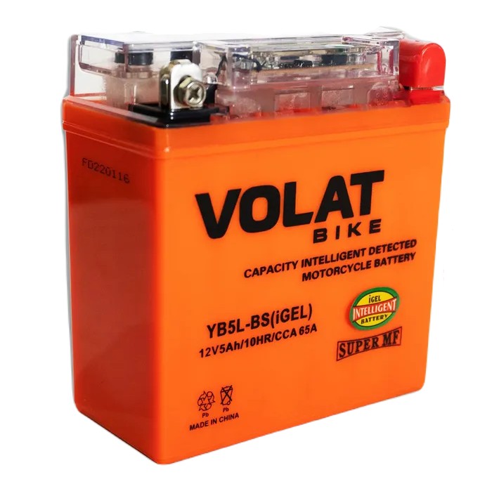 Электрооборудование Аккумулятор YB5L-BS 12V5AH (119х60х129)