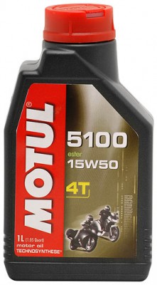 Масло Масло Motul 4Т Ester 5100 15W50 полусинтетик (1 литр)